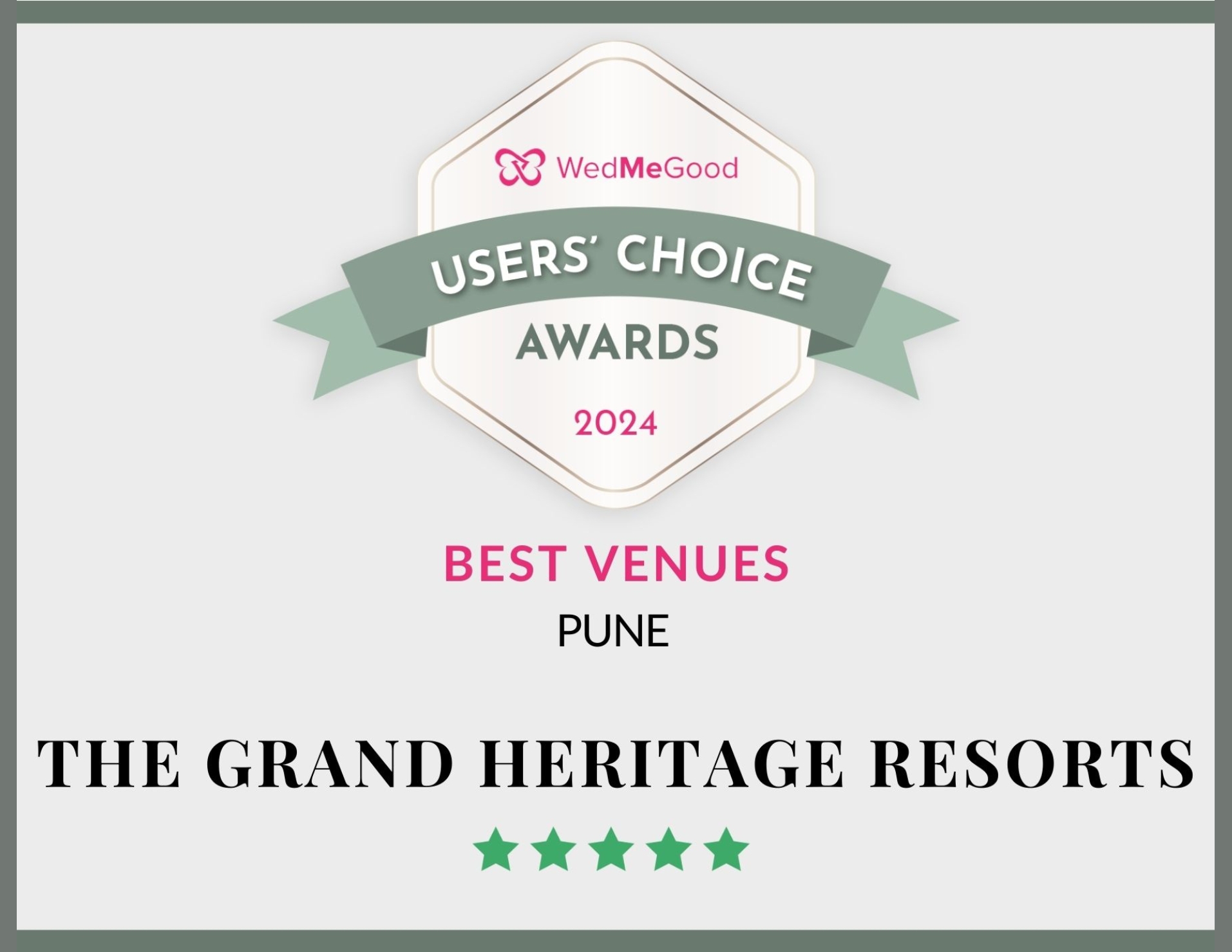 WeddingWire India Couples Choice Award 2025 
