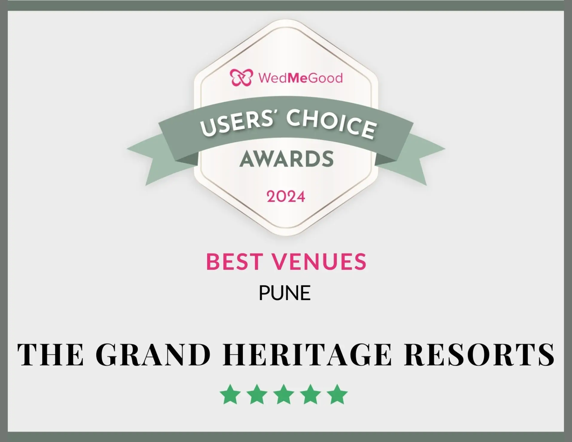 WedMeGood Users Choice Award 2025